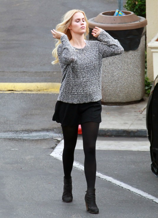 CLAIRE HOLT Out in West Hollywood