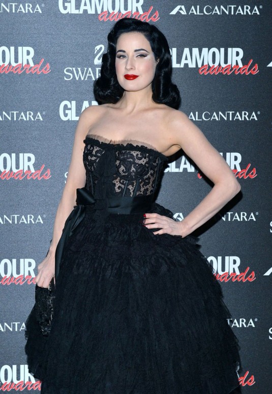 DITA VON TEESE at Glamour Awards