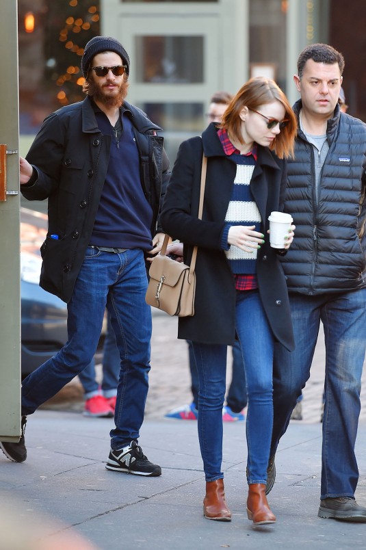 EMMA STONE and Andrew Garfield Out for Breakfast