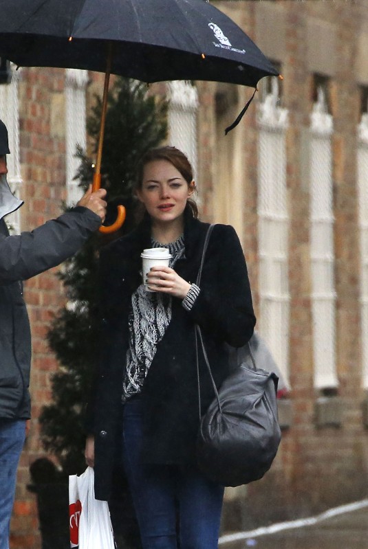 EMMA STONE Out in New York