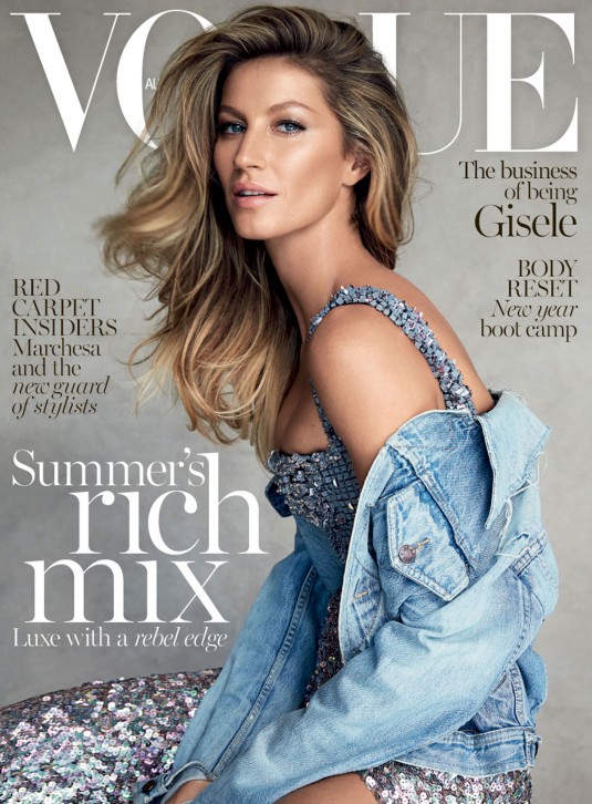 GISELE BUNDCHEN in Vogue Magazine