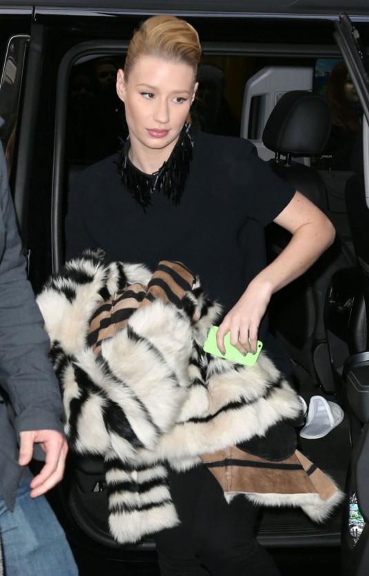 IGGY AZALEA Arrives at Billboards Women in Music Luncheon