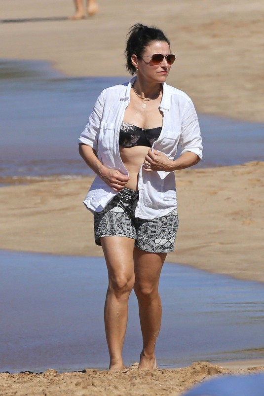 JULIA LOUIS-DREYFUS in Bikini Top