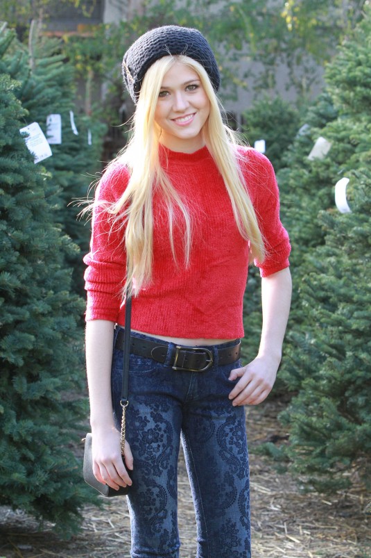 KATHERINE MCNAMARA Shopping a Christmas Tree