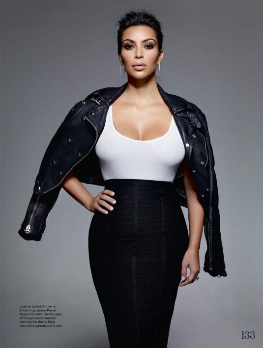 KIM KARDASHIAN in Elle Magazine, UK January 2015 Issue KIM KARDASHIAN in Elle Magazine