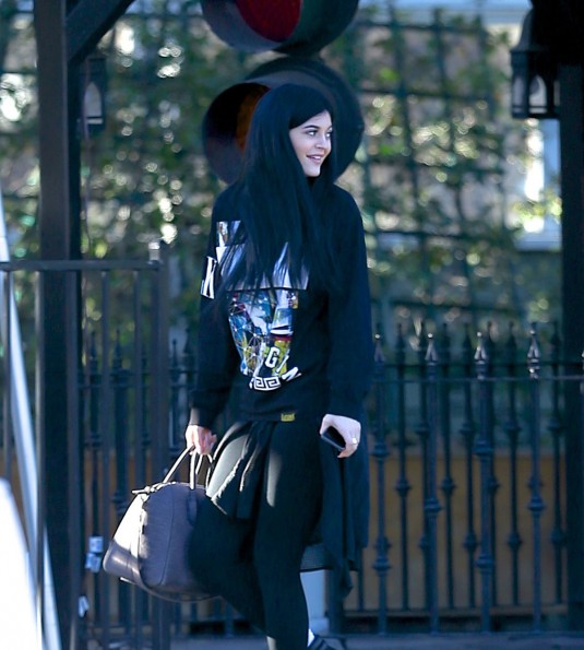 KYLIE JENNER Out in Los Angeles