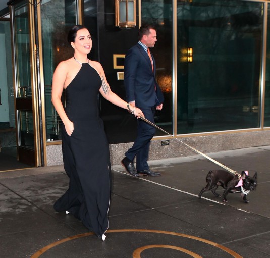 LADY GAGA Leaves Her Apartment