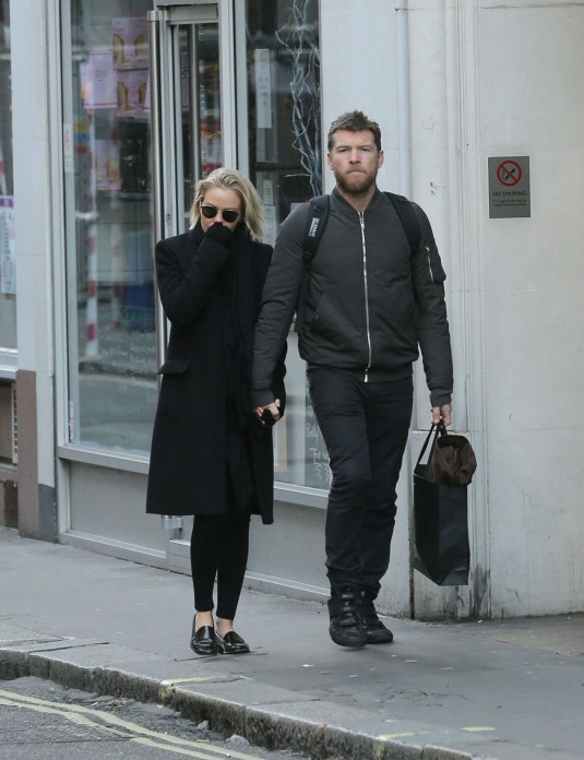 LARA BINGLE and Sam Worthington