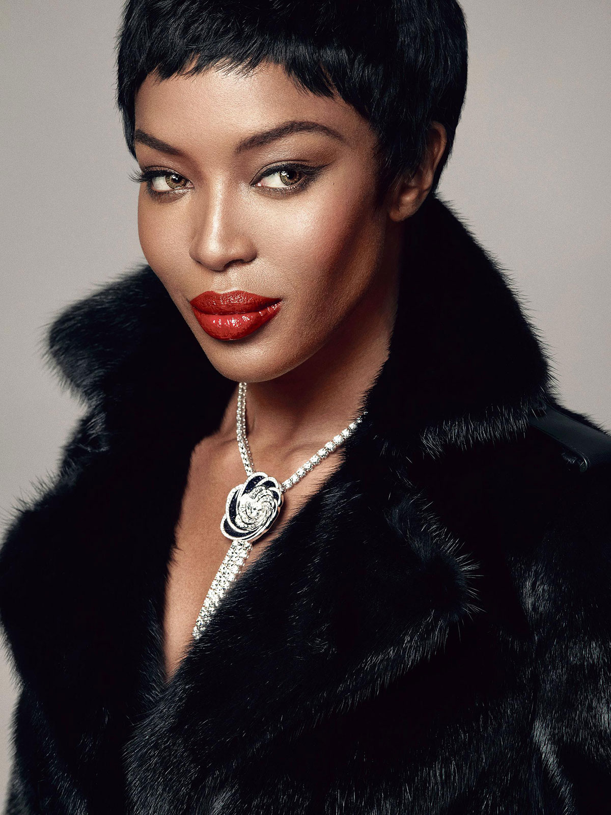 NAOMI CAMPBELL in Madame Figaro, December 2014 Issue ...