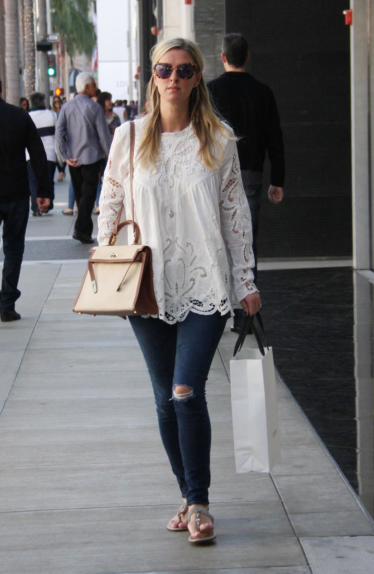 NICKY HILTON Out Shopping in Los Angeles – HawtCelebs