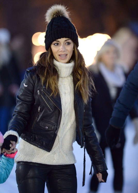NICOLE SCHERZINGER Ice Skating at Winter Wonderland