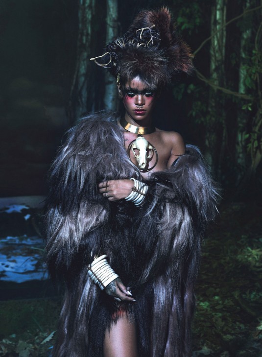 RIHANNA in W Magazine, September 2014 Issue