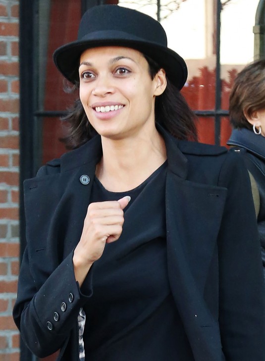 ROSARIO DAWSON Out and About in new York ROSARIO DAWSON Out in new York