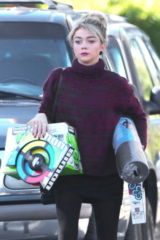 SARAH HYLAND Out in Los Angeles