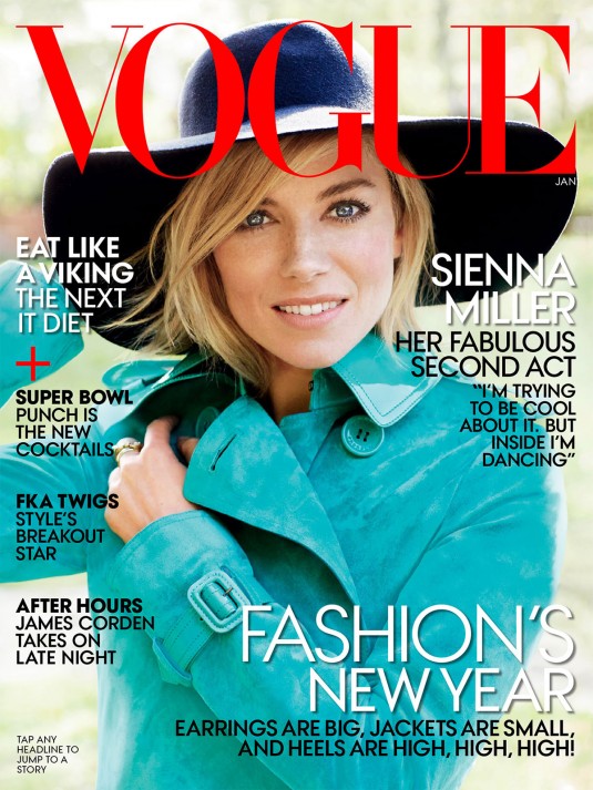 SIENNA MILLER in Vogue Magazine