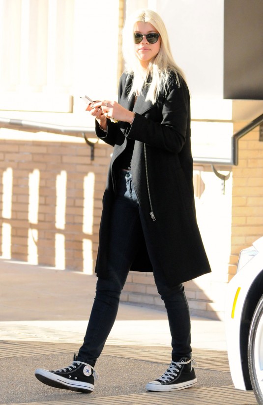 SOFIA RICHIE Out in Beverly Hills