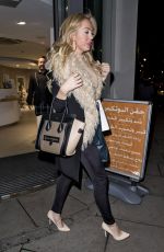 AISLEYNE HORGAN WALLACE at the Beauty and Melody Salon at Mayfair in London