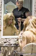 AISLEYNE HORGAN WALLACE at the Beauty and Melody Salon at Mayfair in London