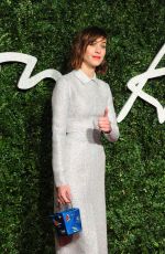 ALEXA CHUNG at British Fashion Awards 2014 in London 