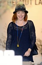 ALYSON HANNIGAN Out for Christmas Shopping in Santa Monica