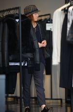 ALYSON HANNIGAN Out for Christmas Shopping in Santa Monica