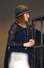 ALYSON HANNIGAN Out for Christmas Shopping in Santa Monica
