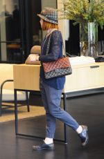 ALYSON HANNIGAN Out for Christmas Shopping in Santa Monica