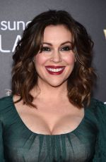 ALYSSA MILANO at Into the Woods Premiere in New York