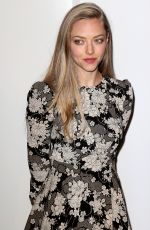 AMANDA SEYFRIED at 2014 Acria Holiday Dinner in New York