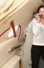 ANA IVANOVIC - Flug Von Manila Nach Singapur - Coca-Cola International Premier Tennis League