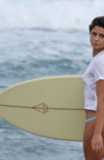ANASTASIA ASHLEY at a Photoshoot on the Beach in Palm Beach