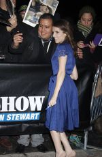 ANNA KENDRICK Arrives at The Daily Show in New York 1712