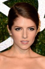 ANNA KENDRICK at British Fashion Awards 2014 in London