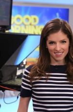 ANNA KENDRICK at Good Morning America in New York
