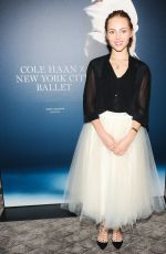 ANNASOPHIA ROBB at Cole Haan Celebrates with New York City Ballet