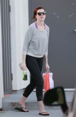 ANNE HATHAWAY in Tights Out and About in West Hollywood