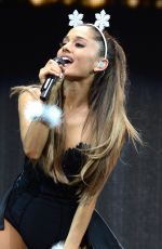 ARIANA GRANDE at Y100 Jingle Ball in Miami