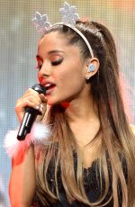 ARIANA GRANDE at Y100 Jingle Ball in Miami