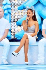 ARIANA GRANDE Performs at Disney Parks Christmas Parade in Orlando