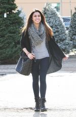 ASHLEY ARGOTA Out Sshopping for a Christmas Tree in Los Angles
