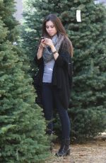 ASHLEY ARGOTA Out Sshopping for a Christmas Tree in Los Angles