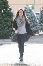 ASHLEY ARGOTA Out Sshopping for a Christmas Tree in Los Angles