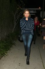 ASHLEY BENSON Heading to Boa Steakhouse in Los Angeles
