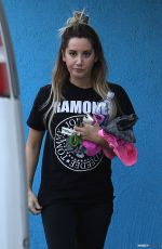ASHLEY TISDALE at a Gym in Studio City 1012