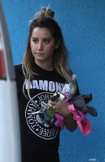 ASHLEY TISDALE at a Gym in Studio City 1012