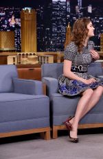 BRIE LARSON at The Tonight Show with Jimmy Fallon
