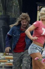 BRITTANY DANIEL on the Set of Joe Dirt 2 in New Orleans