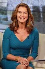 BROOKE SHIELDS at Fox & Friends in New York