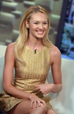 CANDICE SWANEPOEL at Fox & Friends in New York