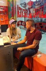 CARA DELEVINGNE at Tattoo Parlor in Brazil